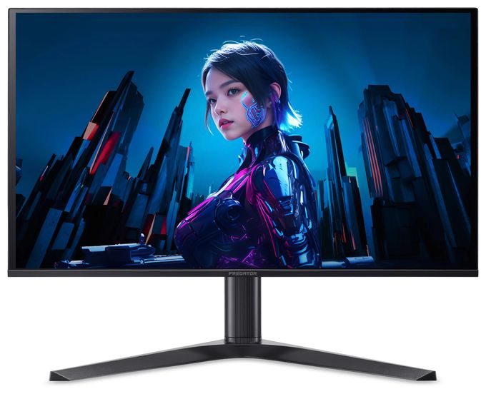 Quad HD Monitor 67,3 cm (26.5 Zoll) 16:9 0,03 ms 300 cd/m²  Predator X27UF5bmiippruzx (Schwarz) 