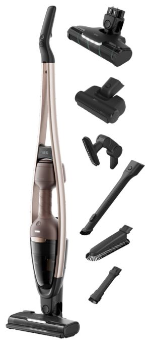 Handstaubsauger Beutellos bis 55 min Laufzeit 25,2 V  AS62A252XN Serie 6000 (Braun, Walnuss) 