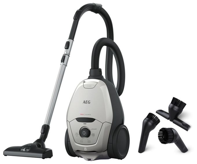 Bodenstaubsauger mit Staubbeutel 600 W HEPA  VX82-1-2MG Silence (Grau) 