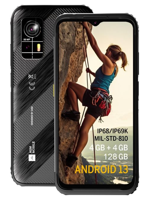 128 GB 4G Smartphone 16,6 cm (6.5 Zoll) Android 50 MP Dual Kamera Dual Sim  H6 Lite (Schwarz, Grau) 