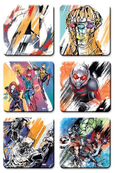 Avengers Untersetzer 6er Set 70120 