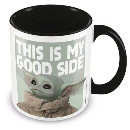 Becher (Weiß, Schwarz, Grün, Braun) Star Wars Baby Yoda Good Side 