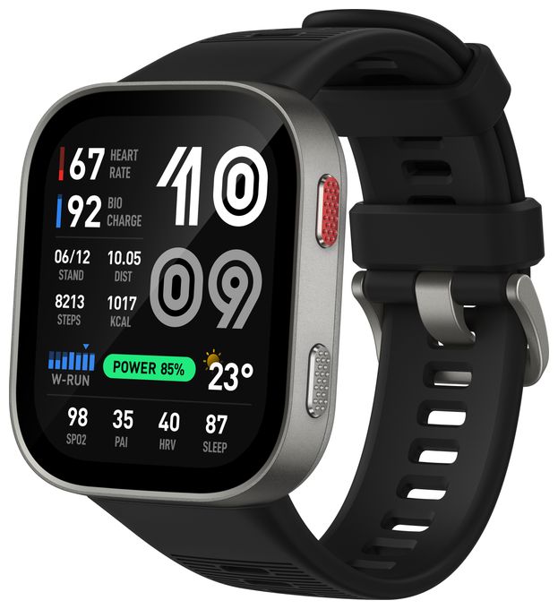 Digital  Smartwatch Rechteckig 324 ppi  Bip Max (Silber) 