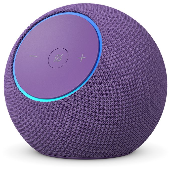 Wlan Lautsprecher mit Bluetooth Amazon Alexa  Echo Dot Max (Violett) 