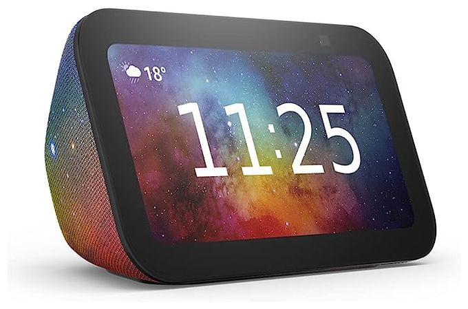 Wlan Lautsprecher mit Bluetooth Amazon Alexa  Echo Show 5 Kids (3.Gen) (Schwarz) 