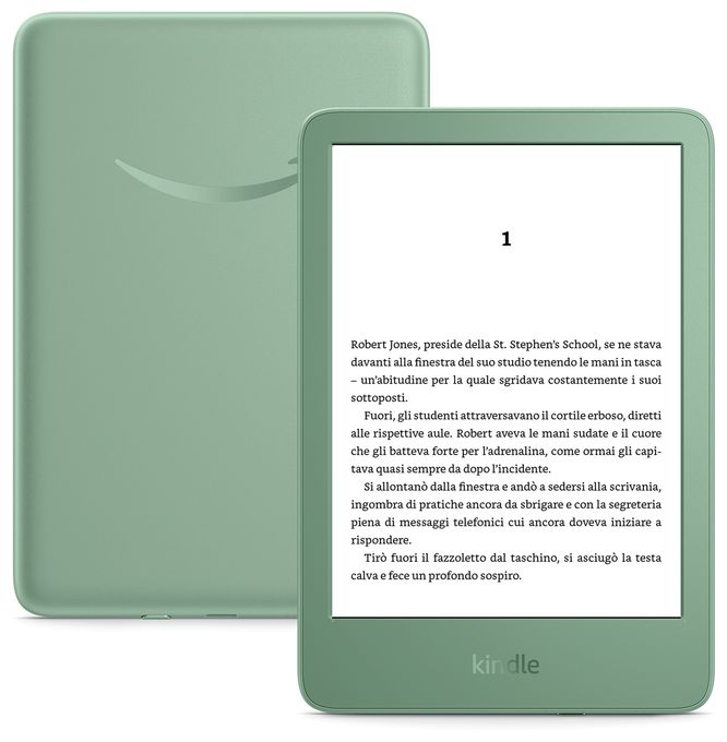 E-Reader 15,2 cm (6 Zoll) 16 GB  Kindle (2024) (Grün) 