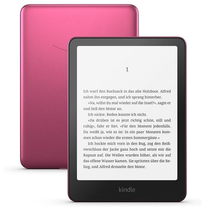 E-Reader 17,8 cm (7 Zoll) 32 GB  Kindle Paperwhite Signature Edition (Schwarz, Rose) 