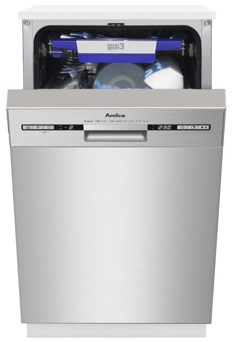45 cm Geschirrspüler teilintegriert (ohne Front) Leise 10 Maßgedecke aquaStop Funktion EGSPU500920-1E 