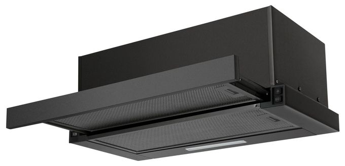Abluft/Umluft Dunstabzugshaube/Esse Einbau 60 cm (Schwarz) FH664635E 