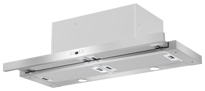 Abluft/Umluft Dunstabzugshaube/Esse Einbau 90 cm (Edelstahl) FH694621E 