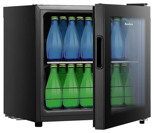 43 l Tischkühlschrank EEK: F 95 kWh Jahr  FK340100S (Schwarz) 