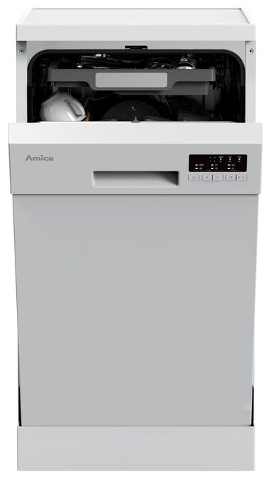 45 cm Geschirrspüler freistehend leise 11 Maßgedecke aquaStop Funktion Mini Active (Weiß) GSP 531 470 W 