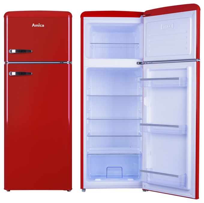 162 l / 44 l Kühl-Gefrierkombi freistehend 180 kWh Jahr  KGC15630R (Rot) 