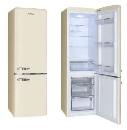 181 l / 63 l Kühl-Gefrierkombi freistehend 202 kWh Jahr  KGCR387100B (Beige) 