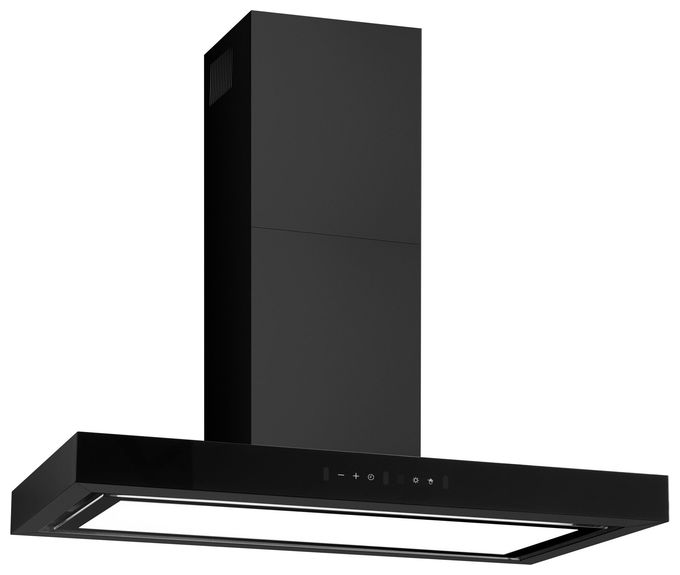 Abluft/Umluft Dunstabzugshaube/Esse Insel 90 cm (Schwarz) KH694617SM 