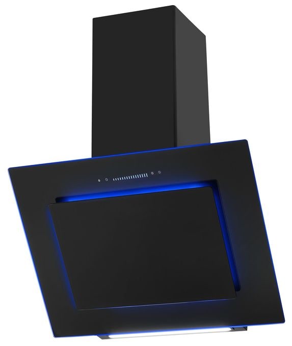 Abluft Dunstabzugshaube/Esse 60 cm (Schwarz) KHF665651S 