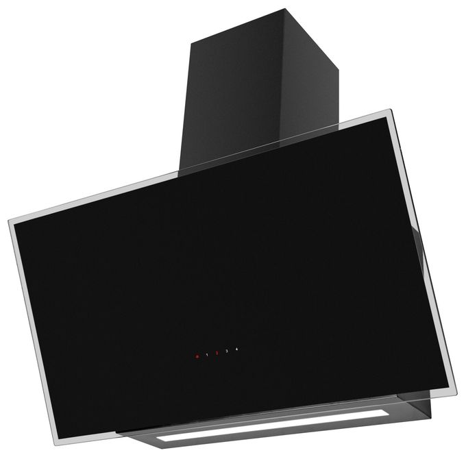 Abluft/Umluft Dunstabzugshaube/Esse Wand 90 cm (Schwarz) KHF695610S 