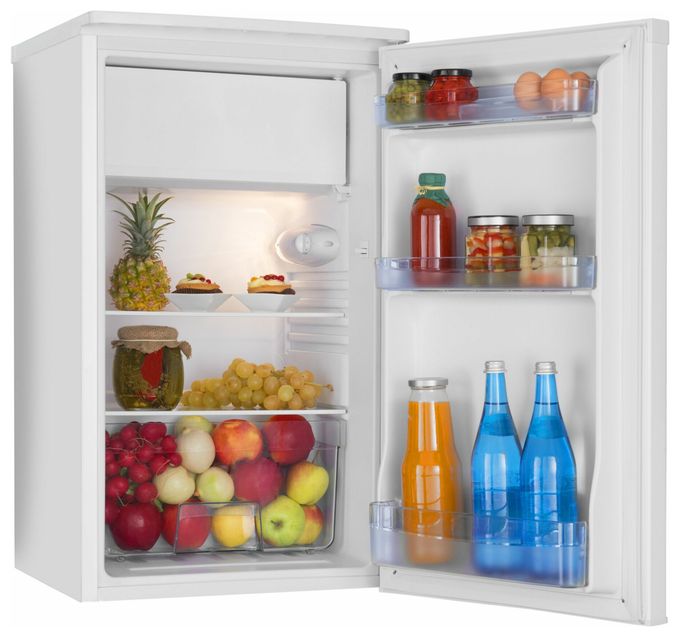 83 l / 75 l Tischkühlschrank EEK: E 128 kWh Jahr  KS361155 W (Weiß) 