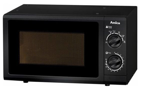 Freistehende Mikrowelle 700 W Größe: klein 6 Stufen  MW13151S (Schwarz) 
