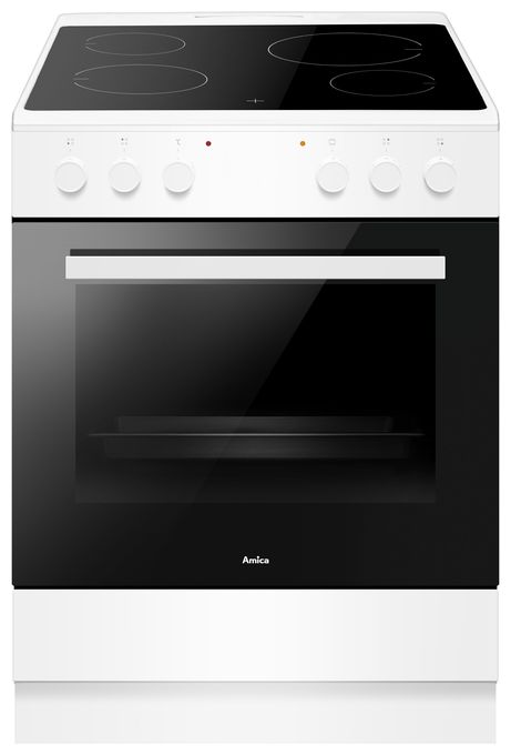 Elektro normal 9 Beheizungsarten mit Glaskeramik Kochfeld SHC913011W 