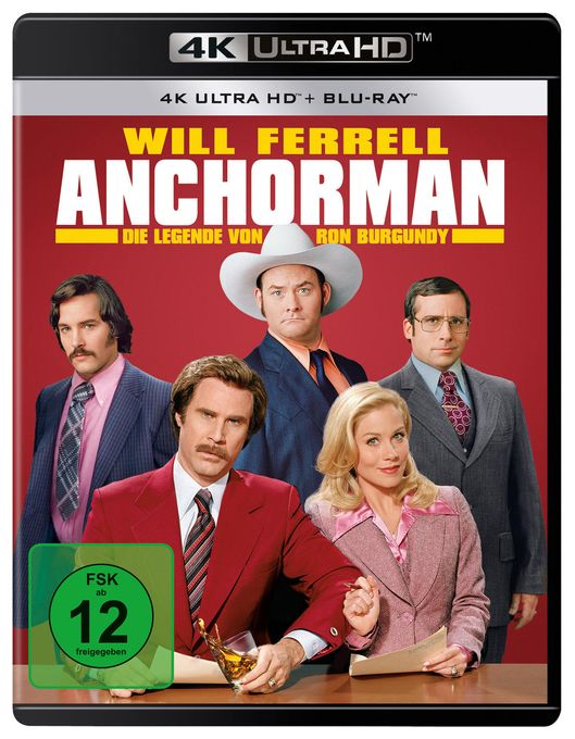Anchorman - Die Legende von Ron Burgundy (4K Ultra HD BLU-RAY + BLU-RAY) 