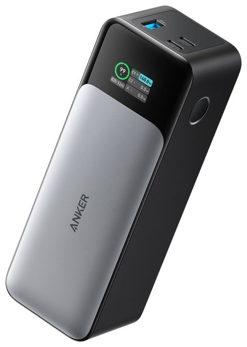 24000 mAh Powerbank USB Typ-C  737 (Schwarz, Silber) 