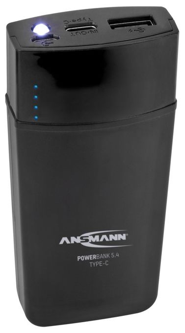 5000 mAh Powerbank  1700-0094 (Schwarz) 