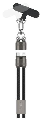 Stecker Lightning auf USB C 1,2 m  1700-0192 (Schwarz) 