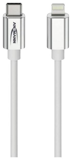 Stecker Lightning auf USB C 1,2 m  1700-0209 (Weiß) 