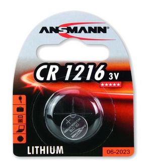 3V Lithium CR1216 