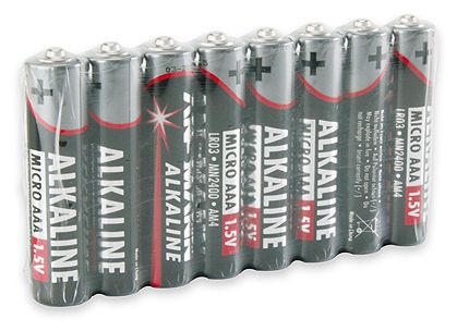 Alkaline-Batterie Micro AAA LR03 1,5V 8er Pack 