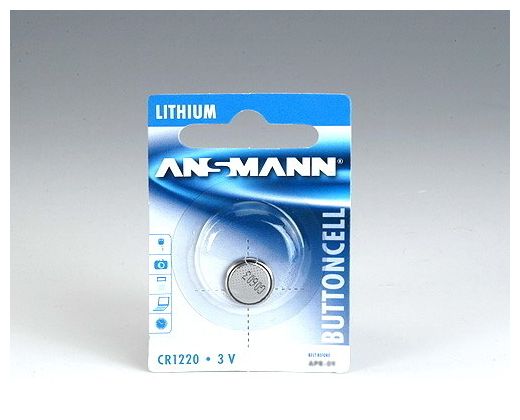 Lithium CR 1220, 3 V Battery 