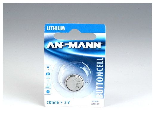 Lithium CR 1616, 3 V Battery 