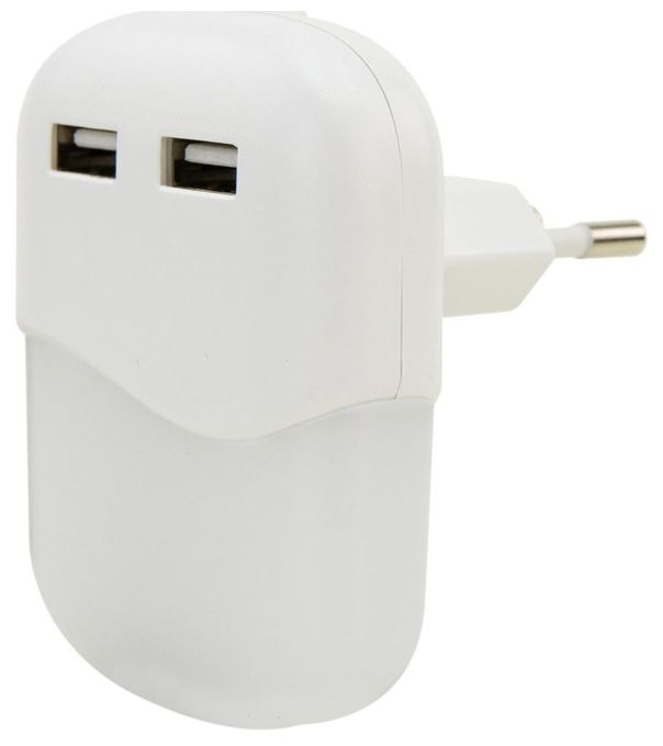 LED Warmweiß (3000K) Warmweiß AC, USB NL15AC + 2USB Sensor Nachtlicht 