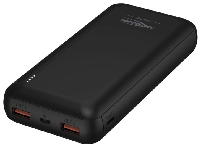 20000 mAh Powerbank Micro-USB + USB Type-C  PB320PD (Schwarz) 