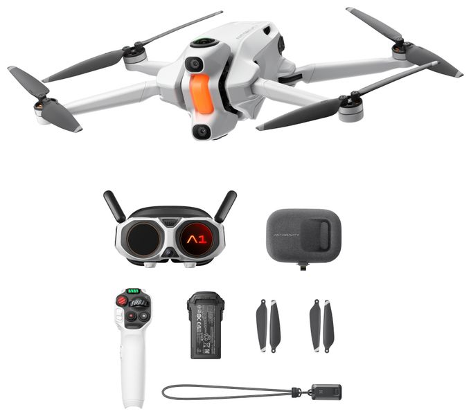 Quadrocopter Multicopter/Drohne  A1 Standard Bundle (Weiß) 