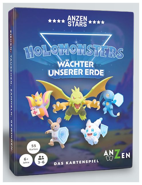bis zu 6 Spielern ab 6 Jahr(e) HOLOMONSTERS - Das Kartenspiel 