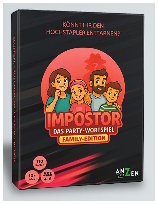 bis zu 6 Spielern IMPOSTOR - FAMILY-Edition 
