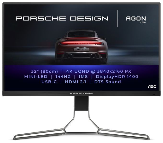 4K Ultra HD Monitor 80 cm (31.5 Zoll) 16:9 1 ms 600 cd/m²  PD32M (Schwarz, Grau) 