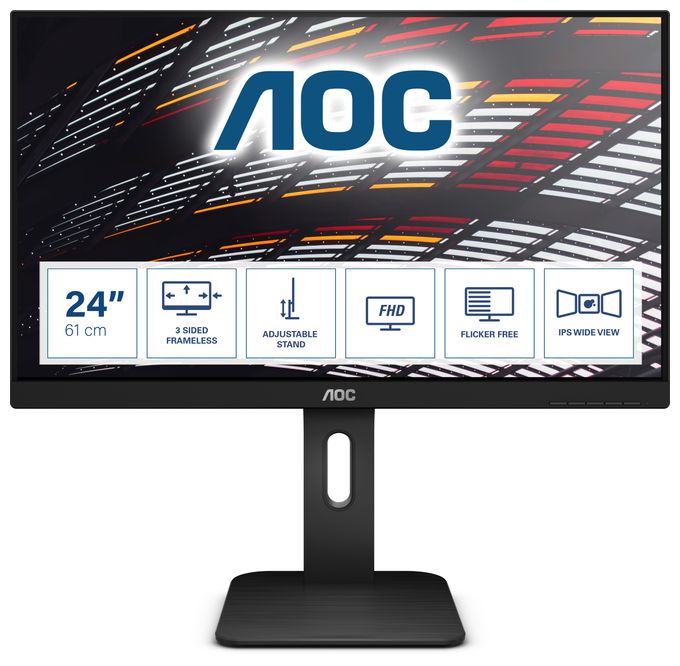 WUXGA Monitor 61 cm (24 Zoll) 16:10 4 ms 300 cd/m²  X24P1 (Schwarz) 