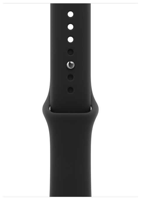 46 mm Sportarmband Schwarz - S/M 