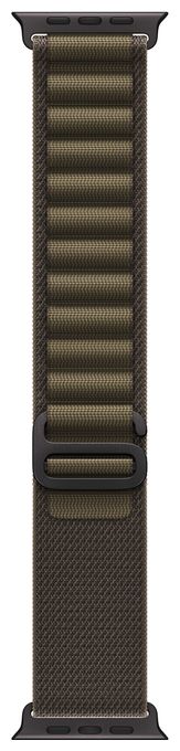 49 mm Alpine Loop Dunkeloliv – Large – Titan Schwarz 
