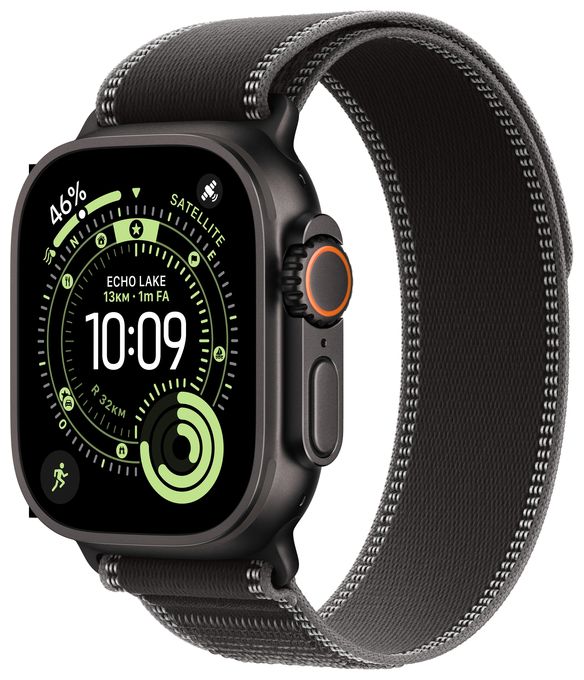 49 mm M/L Smartwatch Rechteckig IP6X 72 h 326 ppi 5G  Watch Ultra 3 (Schwarz) 