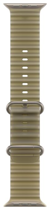 49 mm Ocean Armband Halbtransparentes Seegrasgrün - Titan Natur 