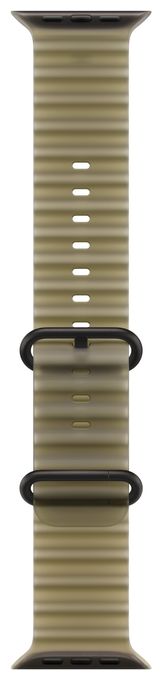 49 mm Ocean Armband Halbtransparentes Seegrasgrün - Titan Schwarz 