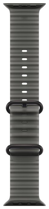 49 mm Ocean Armband Halbtransparentes Schwarz - Titan Schwarz 