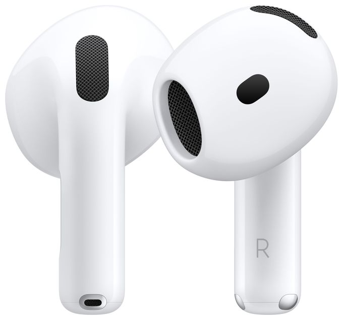 In-Ear Bluetooth Kopfhörer Kabellos TWS 5 h Laufzeit IP54  AirPods 4 (Weiß) 
