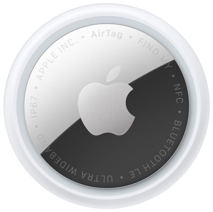  AirTag 2.Gen 4er Pack (Silber/Weiß) 