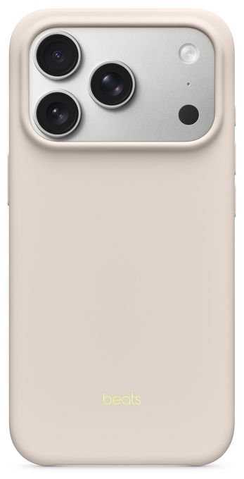Cover für Apple iPhone 17 Pro  Beats Case mit MagSafe (Limette, Steinfarbe) 