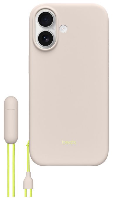 Cover für Apple iPhone 17  Beats Kickstand Case mit MagSafe (Limette, Steinfarbe) 